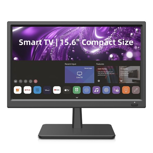 Inch small smart tv hd - 15.6,